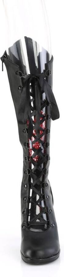 DemoniaCult GLAM-243 Kniehoge laarzen 38 Shoes Zwart - Foto 4