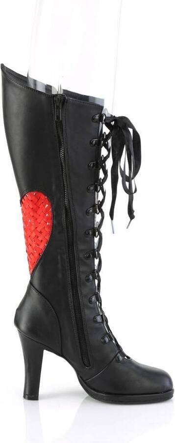 DemoniaCult GLAM-243 Kniehoge laarzen 41 Shoes Zwart