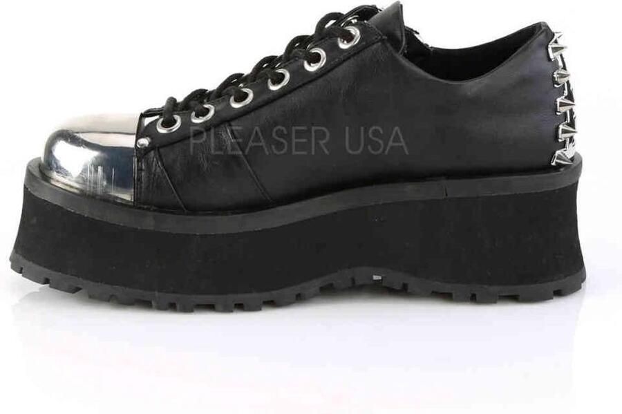 DemoniaCult GRAVEDIGGER-04 Plateau sneakers 42 Shoes Zwart - Foto 3