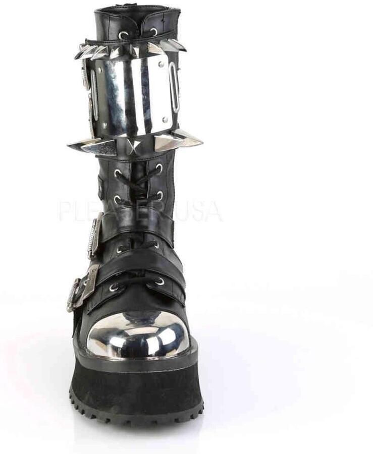 DemoniaCult GRAVEDIGGER-250 Plateau sneakers 38 Shoes Zwart