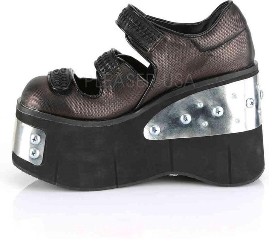 DemoniaCult KERA-13 Sleehakken 35 Shoes Bronskleurig Zwart - Foto 2