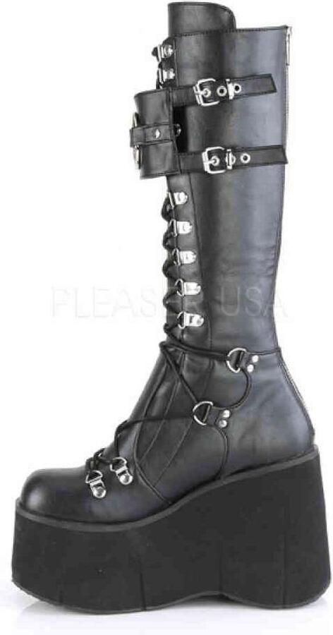 DemoniaCult KERA-200 Plateau Laarzen 35 Shoes Zwart