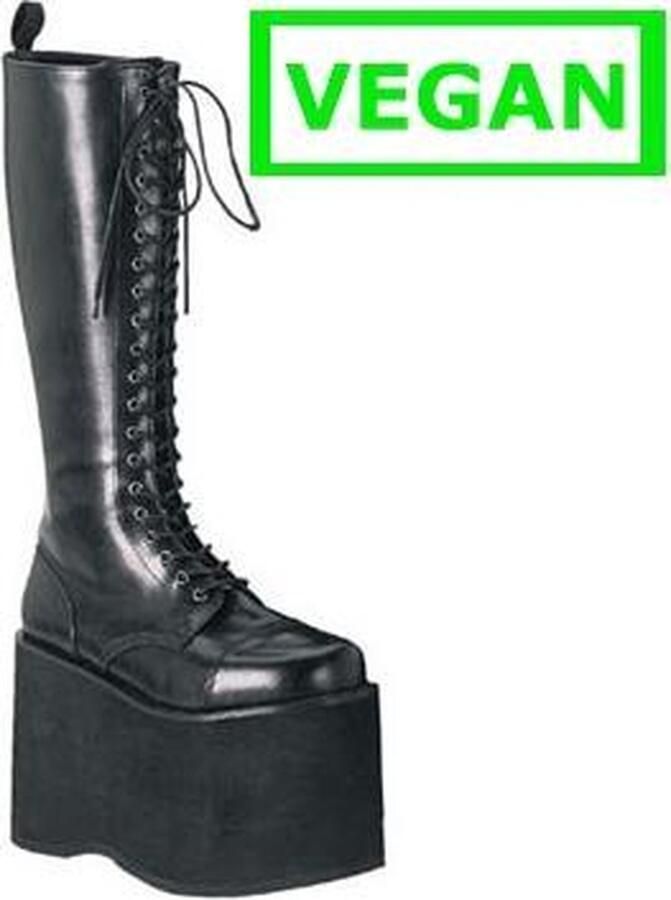 DemoniaCult MEGA-602 Plateau Laarzen 42 Shoes Zwart
