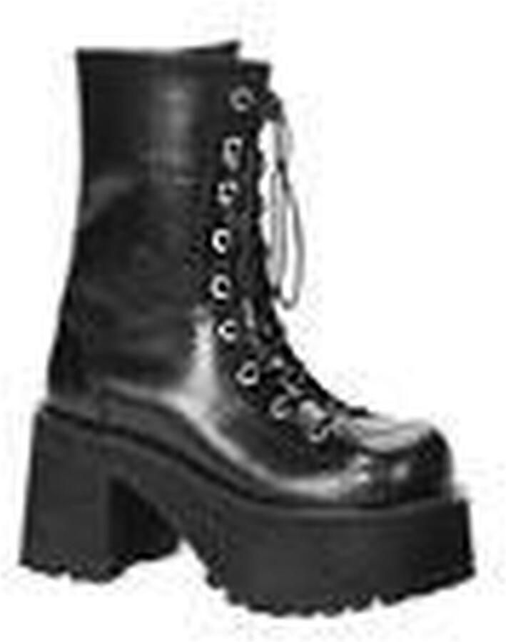 DemoniaCult RANGER-301 Plateau Laarzen 36 Shoes Zwart