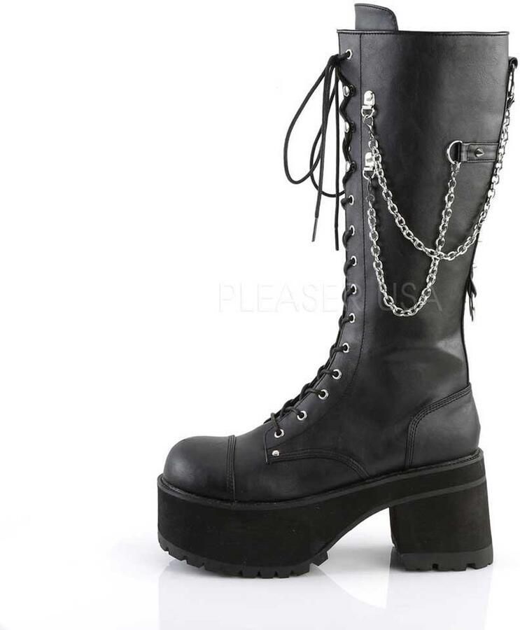 DemoniaCult RANGER-303 Plateau Laarzen 46 Shoes Zwart - Foto 3