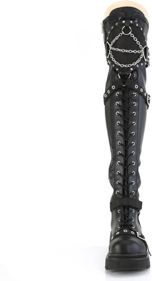 DemoniaCult RENEGADE-320 Plateau overknee Laarzen 40 Shoes Zwart - Foto 4