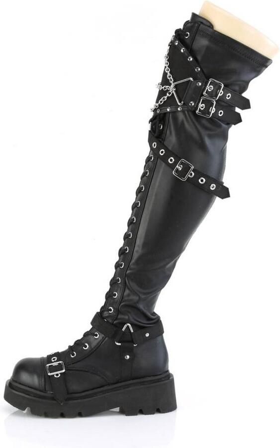 DemoniaCult RENEGADE-320 Plateau overknee Laarzen 40 Shoes Zwart - Foto 3