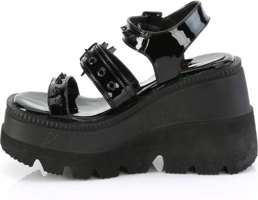 DemoniaCult SHAKER-13 Plateau Sandaal 42 Shoes Zwart - Foto 3