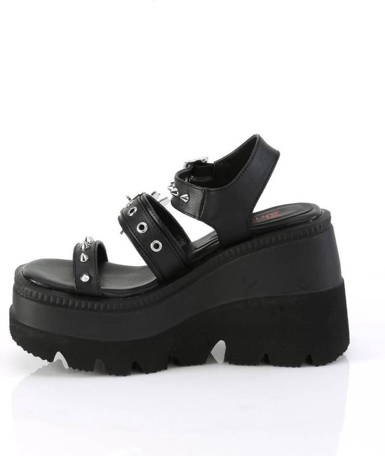 DemoniaCult SHAKER-13 Plateau Sandaal 42 Shoes Zwart - Foto 2