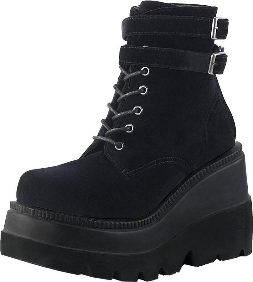 DemoniaCult SHAKER-52 Plateau Laarzen 35 Shoes Zwart - Foto 3