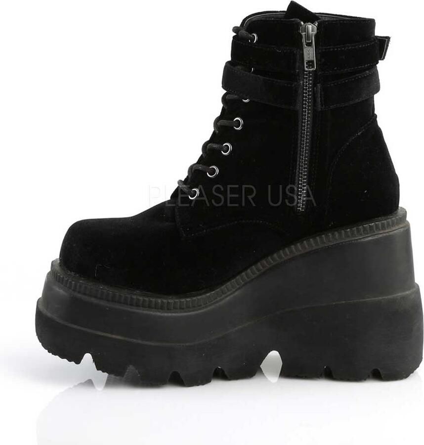 DemoniaCult SHAKER-52 Plateau Laarzen 35 Shoes Zwart - Foto 2