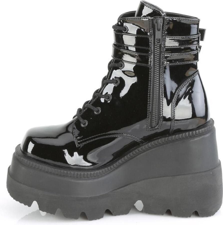 DemoniaCult SHAKER-52 Plateau Laarzen 39 Shoes Zwart