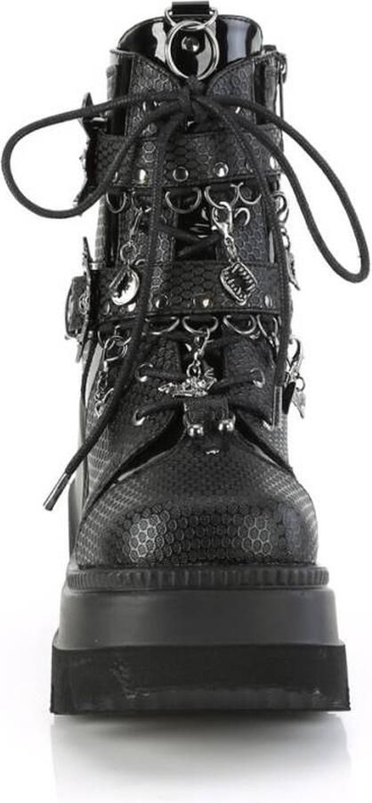 DemoniaCult SHAKER-66 Plateau Laarzen 42 Shoes Zwart - Foto 3