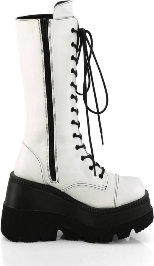 DemoniaCult SHAKER-72 Plateau Laarzen 40 Shoes Wit - Foto 3