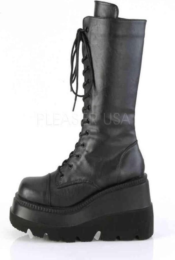 DemoniaCult SHAKER-72 Plateau Laarzen 39 Shoes Zwart