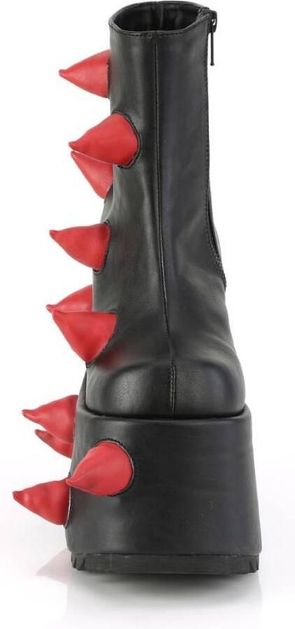 DemoniaCult SLAY-77 Plateau Laarzen 39 Shoes Zwart Rood - Foto 5