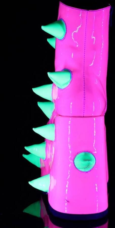 DemoniaCult SLAY-77 Plateau Laarzen 42 Shoes Roze - Foto 5