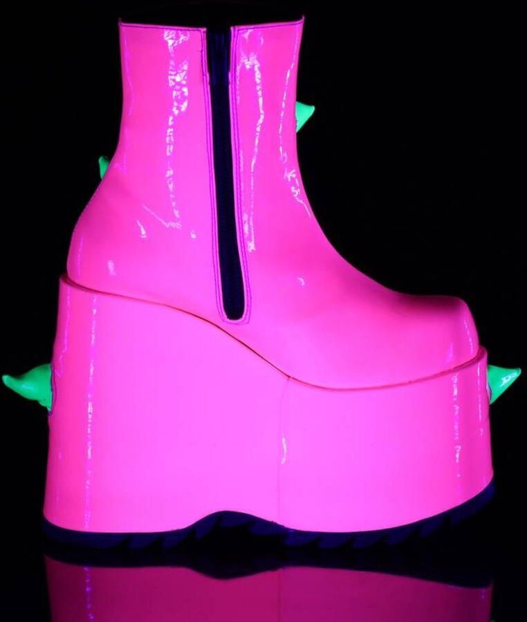 DemoniaCult SLAY-77 Plateau Laarzen 42 Shoes Roze - Foto 3