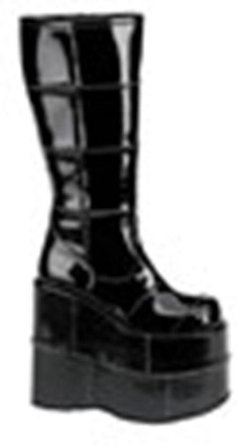 DemoniaCult STACK-301 Plateau Laarzen 36 Shoes Zwart