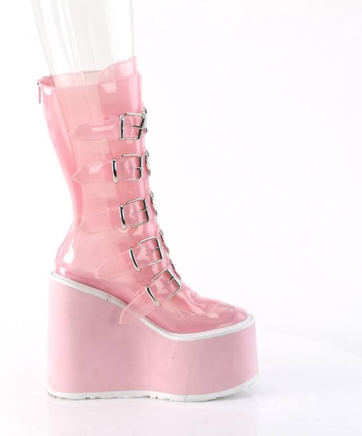 DemoniaCult SWING-230C Plateau Laarzen 42 Shoes Roze - Foto 5