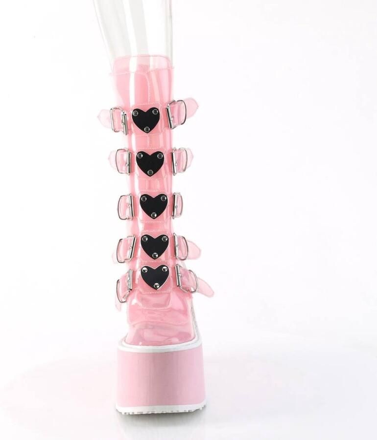 DemoniaCult SWING-230C Plateau Laarzen 40 Shoes Roze