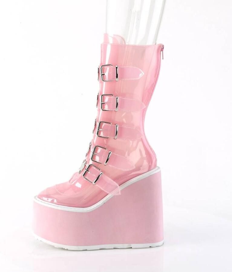 DemoniaCult SWING-230C Plateau Laarzen 42 Shoes Roze - Foto 3
