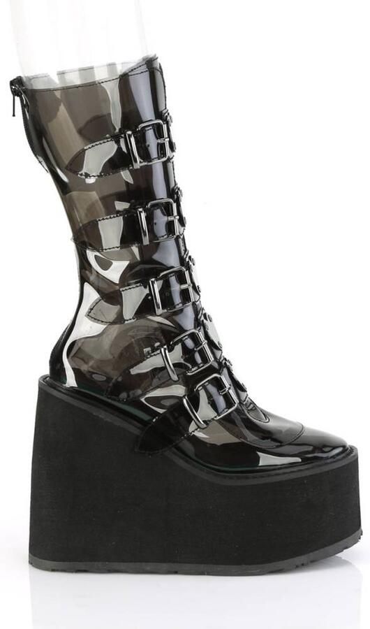 DemoniaCult SWING-230C Plateau Laarzen 36 Shoes Zwart - Foto 3