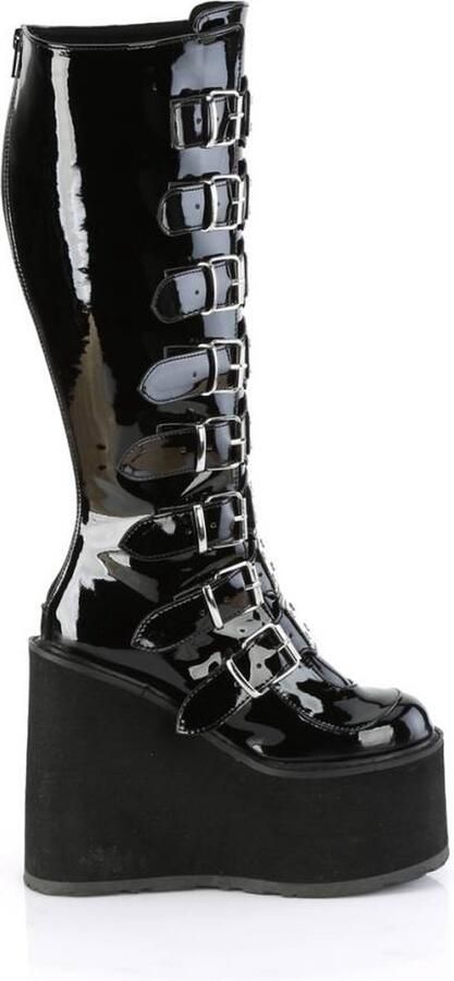 DemoniaCult SWING-815WC Plateau Laarzen 38 Shoes Zwart