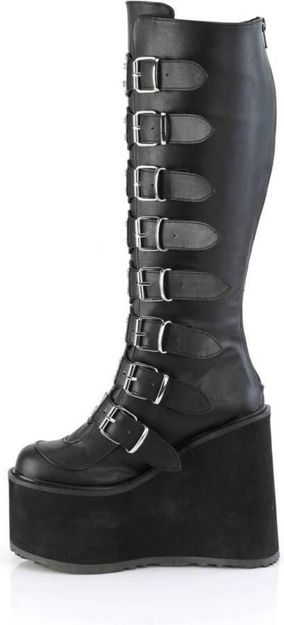 DemoniaCult SWING-815WC Plateau Laarzen 39 Shoes Zwart