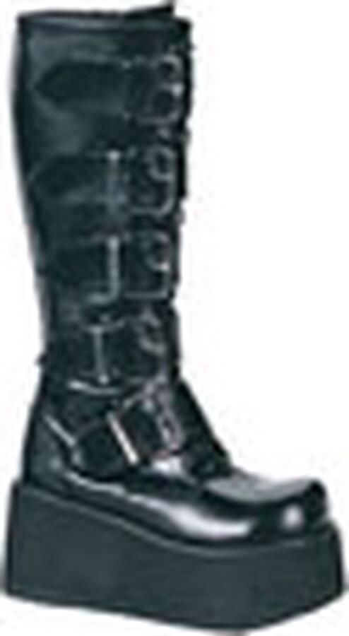 DemoniaCult TRASHVILLE-518 Plateau Laarzen 42 Shoes Zwart