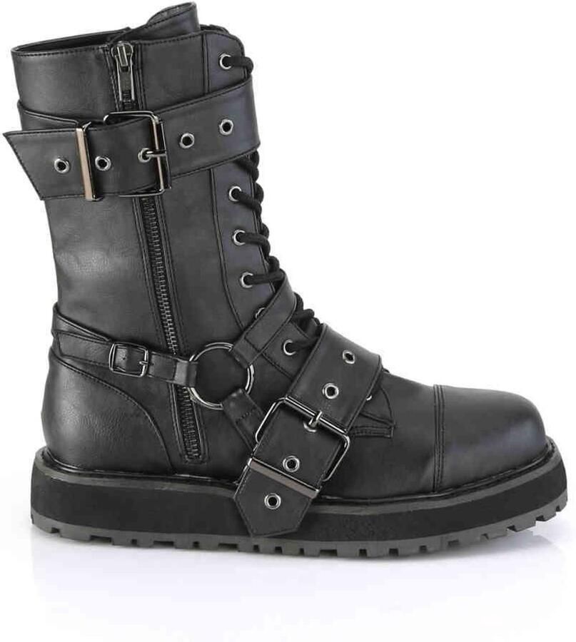 DemoniaCult VALOR-220 Enkellaars 36 Shoes Zwart - Foto 3