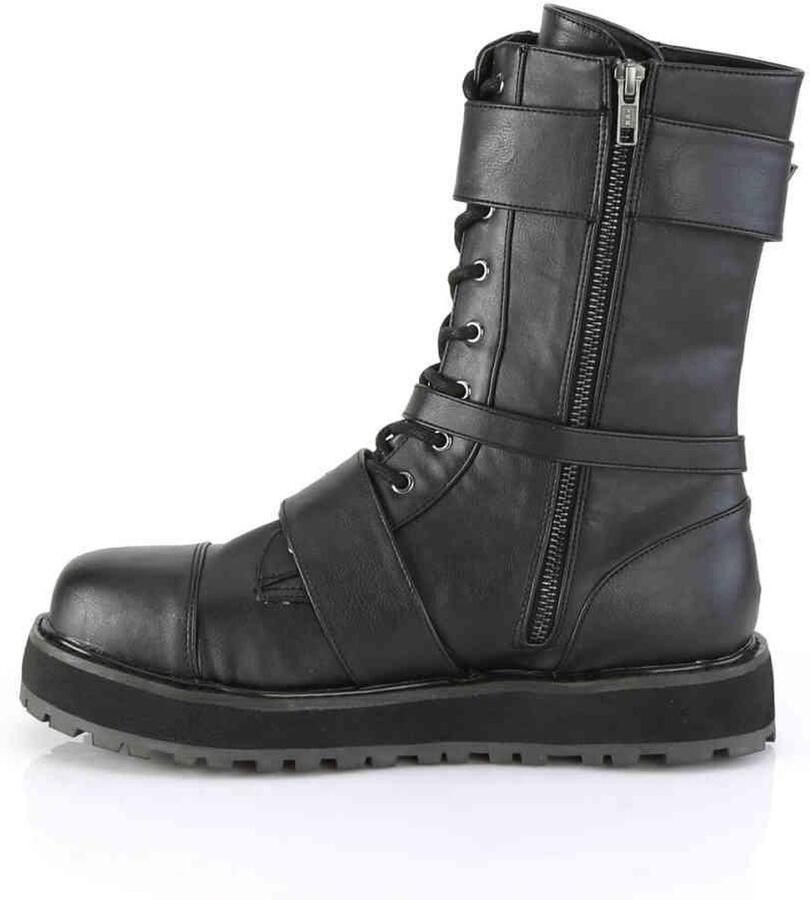 DemoniaCult VALOR-220 Enkellaars 37 Shoes Zwart