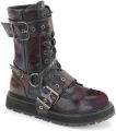 DemoniaCult VALOR220 Plateau Laarzen 42 Shoes Bordeaux rood - Bordeaux