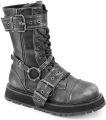 DemoniaCult VALOR220 Plateau Laarzen 39 Shoes Grijs - Grijs