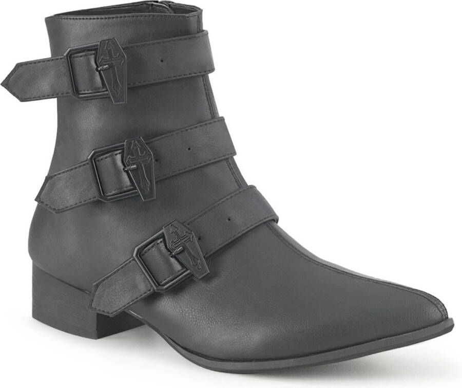 DemoniaCult WARLOCK-50-C Enkellaars 36 Shoes Zwart - Foto 1