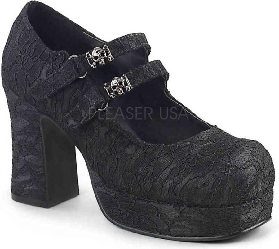 DemoniaCult GOTHIKA-09 Lage schoenen 36 Shoes Zwart