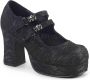 DemoniaCult GOTHIKA-09 Lage schoenen 42 Shoes Zwart - Thumbnail 1