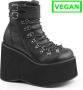 DemoniaCult KERA-21 Plateau Laarzen 39 Shoes Zwart - Thumbnail 1