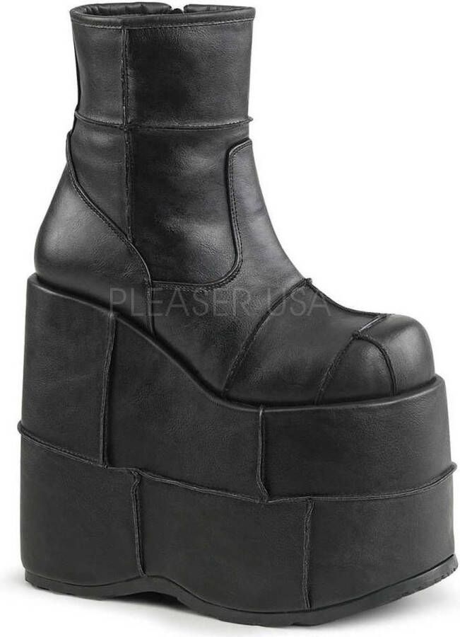 DemoniaCult STACK-201 Plateau Laarzen 39 Shoes Zwart