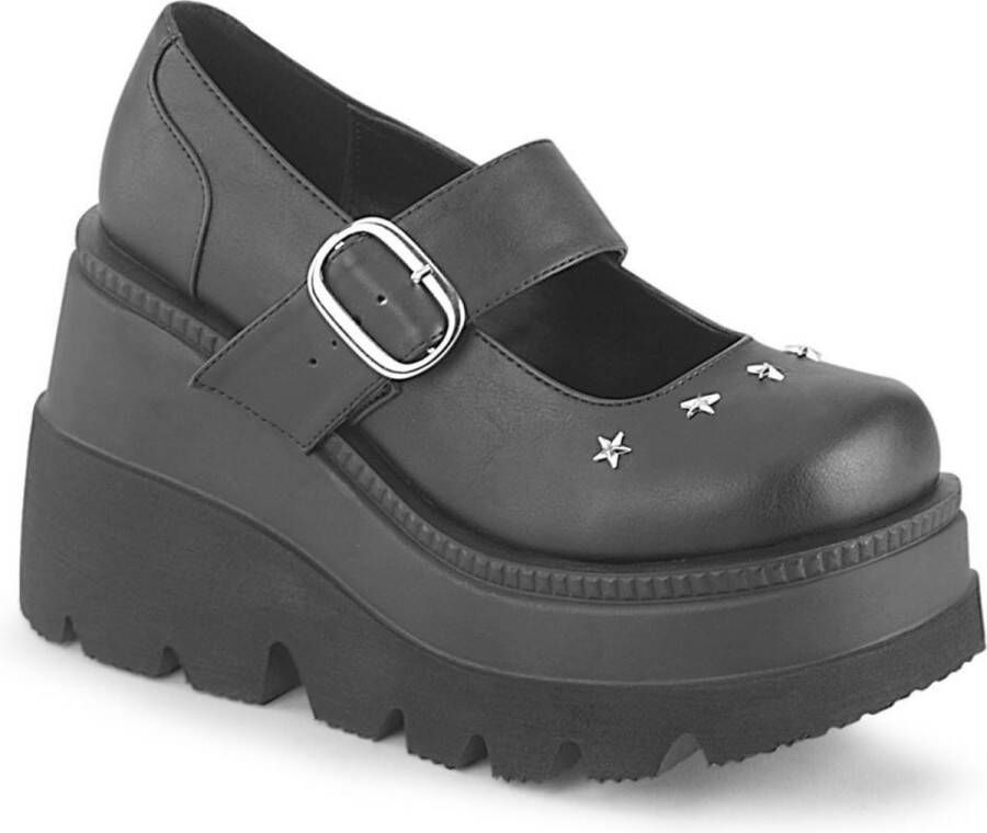 DemoniaCult SHAKER-23 Sleehakken 42 Shoes Zwart