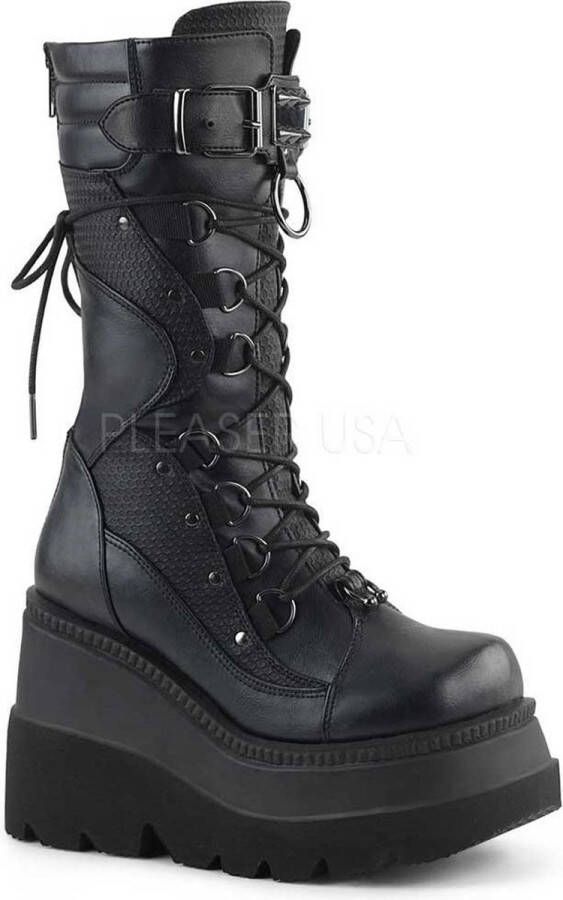 DemoniaCult SHAKER-70 Plateau Laarzen 41 Shoes Zwart