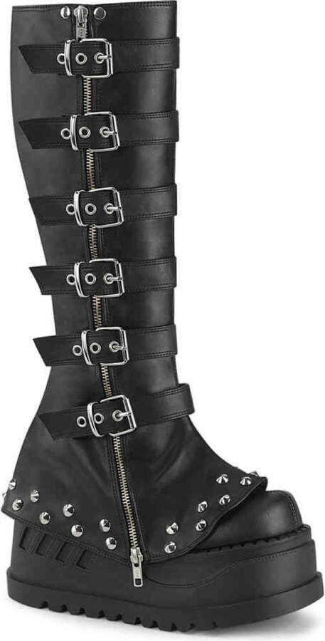 DemoniaCult STOMP-223 Plateau Laarzen 39 Shoes Zwart - Foto 1