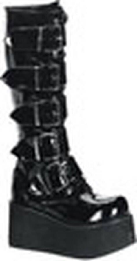 DemoniaCult TRASHVILLE-518 Plateau Laarzen 38 Shoes Zwart