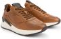 DEN BROECK DenBroeck Cortland St. Leren herensneaker Gevoerd Cognac Bruin Leer - Thumbnail 1