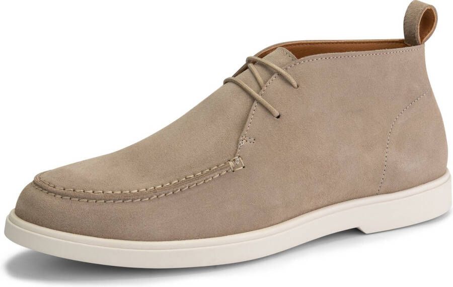 DEN BROECK DenBroeck Murray St. Halfhoge instappers heren Suede leren schoenen Desert boots Beige leer