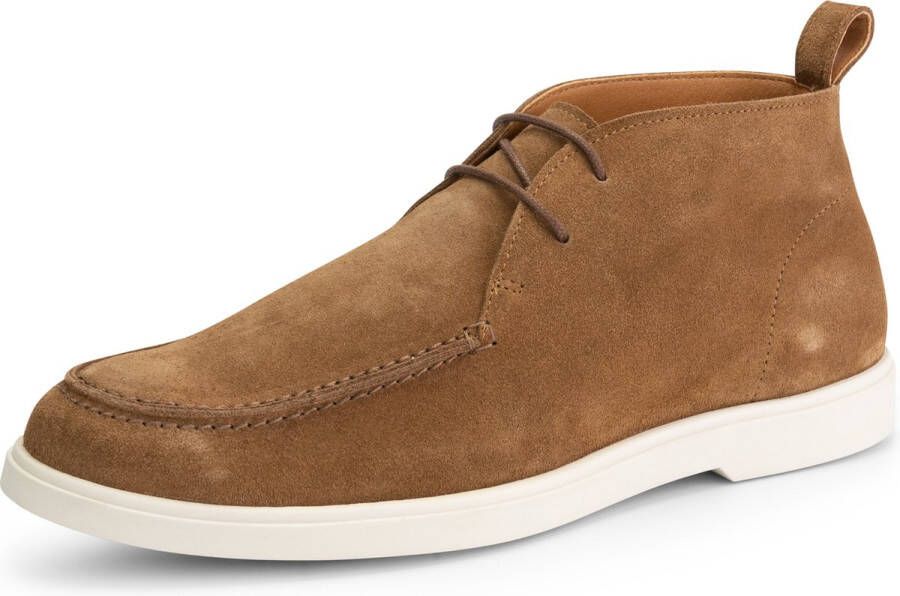 DEN BROECK DenBroeck Murray St. Halfhoge instappers heren Suede leren schoenen Desert boots Cognac leer