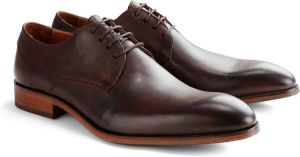 DenBroeck DEN BROECK Rector St. Leather Nette lage veterschoen Bruin