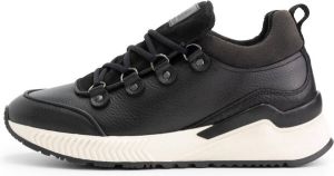 DEN BROECK DenBroeck Vincent St. Leren herensneaker Gevoerd Zwart Leer