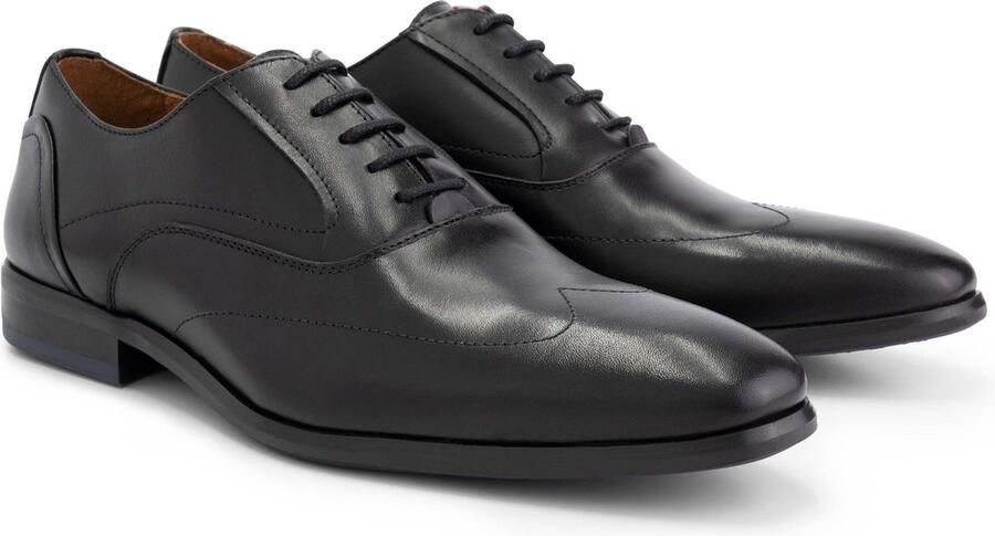 DEN BROECK DenBroeck Platt St. Nette lage heren veterschoenen Zwart leer - Foto 5