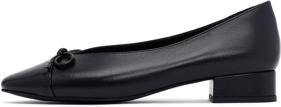DERIMOD Ballerina Shoes Leather Ballerina Shoes
